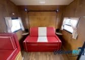2018 Gulf Stream Vintage Cruiser 23BHS travel trailer for sale at Laguna RV in Colton CA with its Murphy bed in the closed position