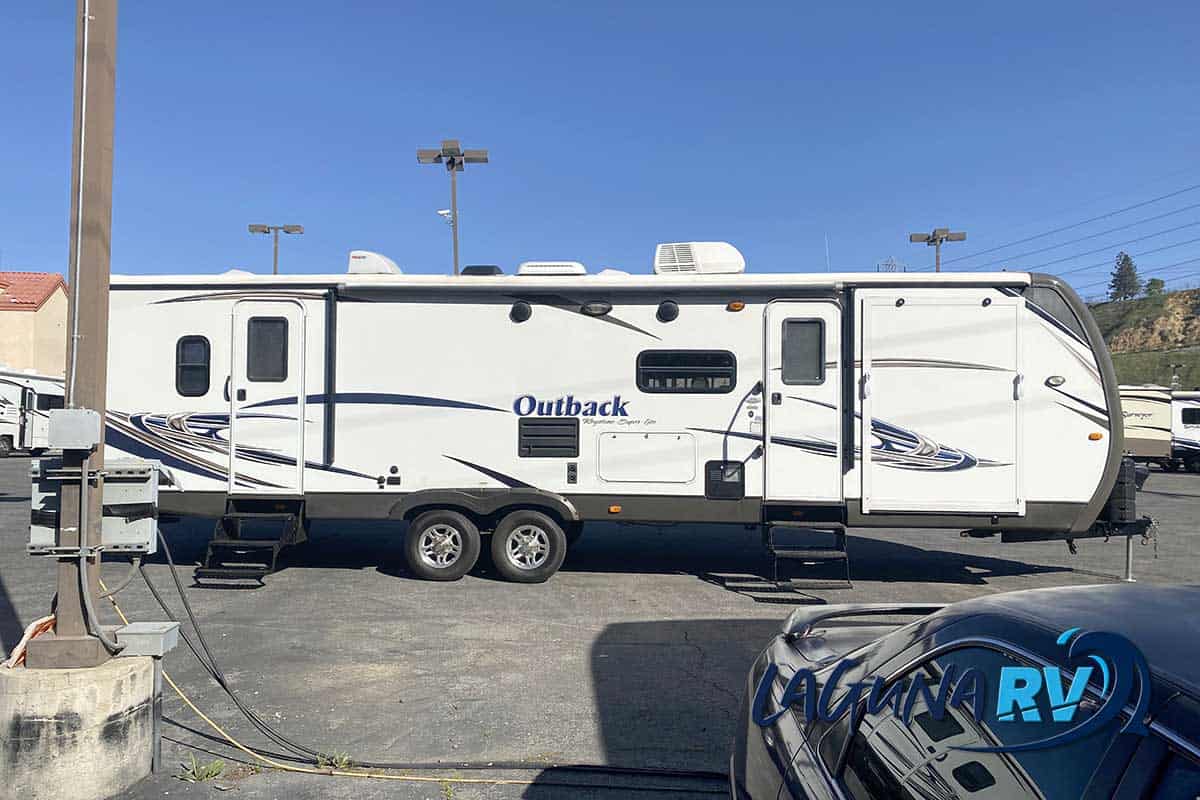 2014 Keystone Outback toy hauler for sale Laguna RV in Colton CA