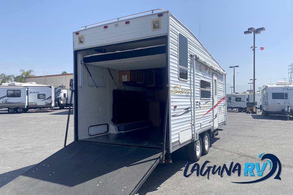 2005 Forest River Sierra Sport toy hauler for sale Laguna RV in Colton CA