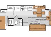 2015 Thor Motor Coach Challenger 35HT Class A RV Floorplan